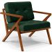 Kit 02 Poltronas Decorativas Com Cintas De Corano Laís B04 Facto Verde Musgo - Lyam Decor
