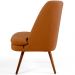 Kit 02 Poltronas Decorativas Fixa Pés Palito Pérsia D02 Veludo Telha C-262 - Lyam Decor