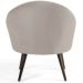 Kit 02 Poltronas Decorativas Fixa Pés Palito Rafa D02 Veludo Bege C-309 - Lyam Decor