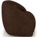 Kit 02 Poltronas Decorativas Giratória Angelina M03 Couríssimo Marrom - Lyam Decor