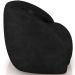 Kit 02 Poltronas Decorativas Giratória Angelina M03 Couríssimo Preto - Lyam Decor