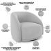 Kit 02 Poltronas Decorativas Giratória Angelina M03 Veludo Cinza - Lyam Decor