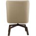 Kit 02 Poltronas Decorativas Giratória Base Ka Pérsia D02 Linho Bege C-129 - Lyam Decor