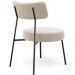 Kit 02 Poltronas Decorativas Para Sala De Estar Base Fixa Londres L02 Bouclê Creme - Lyam