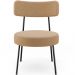 Kit 02 Poltronas Decorativas Para Sala De Estar Base Fixa Londres L02 Bouclê Mostarda - Lyam