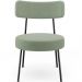 Kit 02 Poltronas Decorativas Para Sala De Estar Base Fixa Londres L02 Bouclê Oliva - Lyam