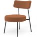 Kit 02 Poltronas Decorativas Para Sala De Estar Base Fixa Londres L02 Bouclê Terracota - Lyam