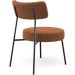 Kit 02 Poltronas Decorativas Para Sala De Estar Base Fixa Londres L02 Bouclê Terracota - Lyam