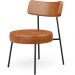 Kit 02 Poltronas Decorativas Para Sala De Estar Base Fixa Londres L02 Couríssimo Camel - Lyam