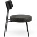 Kit 02 Poltronas Decorativas Para Sala De Estar Base Fixa Londres L02 Couríssimo Preto Linho Chumbo - Lyam