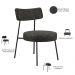 Kit 02 Poltronas Decorativas Para Sala De Estar Base Fixa Londres L02 Linho Chumbo - Lyam Decor
