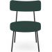 Kit 02 Poltronas Decorativas Para Sala De Estar Base Fixa Londres L02 Linho Verde Musgo - Lyam