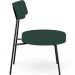 Kit 02 Poltronas Decorativas Para Sala De Estar Base Fixa Londres L02 Linho Verde Musgo - Lyam