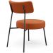 Kit 02 Poltronas Decorativas Para Sala De Estar Base Fixa Londres L02 Tecido Terracota - Lyam