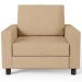 Kit 02 Poltronas Decorativas Para Sala De Estar E Recepção Malta L02 Linho Bege Escuro - Lyam Decor
