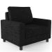 Kit 02 Poltronas Decorativas Para Sala De Estar E Recepção Malta L02 Linho Chumbo - Lyam Decor
