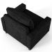 Kit 02 Poltronas Decorativas Para Sala De Estar E Recepção Malta L02 Linho Chumbo - Lyam Decor