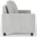 Kit 02 Poltronas Decorativas Para Sala De Estar E Recepção Malta L02 Linho Cinza - Lyam Decor