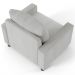 Kit 02 Poltronas Decorativas Para Sala De Estar E Recepção Malta L02 Linho Cinza - Lyam Decor