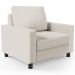 Kit 02 Poltronas Decorativas Para Sala De Estar E Recepção Malta L02 Linho Cru - Lyam Decor