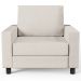 Kit 02 Poltronas Decorativas Para Sala De Estar E Recepção Malta L02 Linho Cru - Lyam Decor