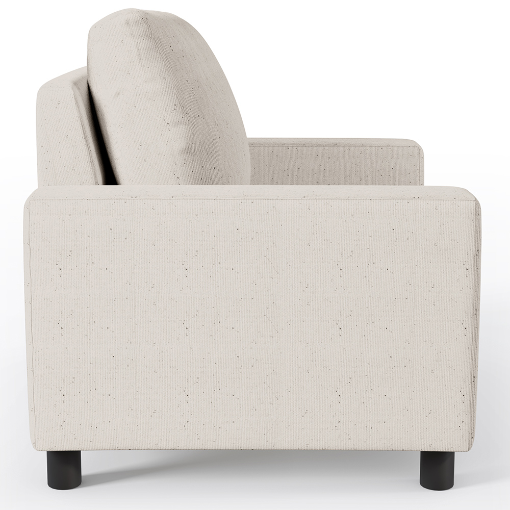 Kit 02 Poltronas Decorativas Para Sala De Estar E Recepção Malta L02 Linho Cru - Lyam Decor