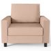 Kit 02 Poltronas Decorativas Para Sala De Estar E Recepção Malta L02 Linho Rosê - Lyam Decor