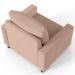 Kit 02 Poltronas Decorativas Para Sala De Estar E Recepção Malta L02 Linho Rosê - Lyam Decor