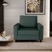 Kit 02 Poltronas Decorativas Para Sala De Estar E Recepção Malta L02 Linho Verde Musgo - Lyam Decor
