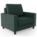 Kit 02 Poltronas Decorativas Para Sala De Estar E Recepção Malta L02 Linho Verde Musgo - Lyam Decor