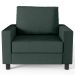 Kit 02 Poltronas Decorativas Para Sala De Estar E Recepção Malta L02 Linho Verde Musgo - Lyam Decor