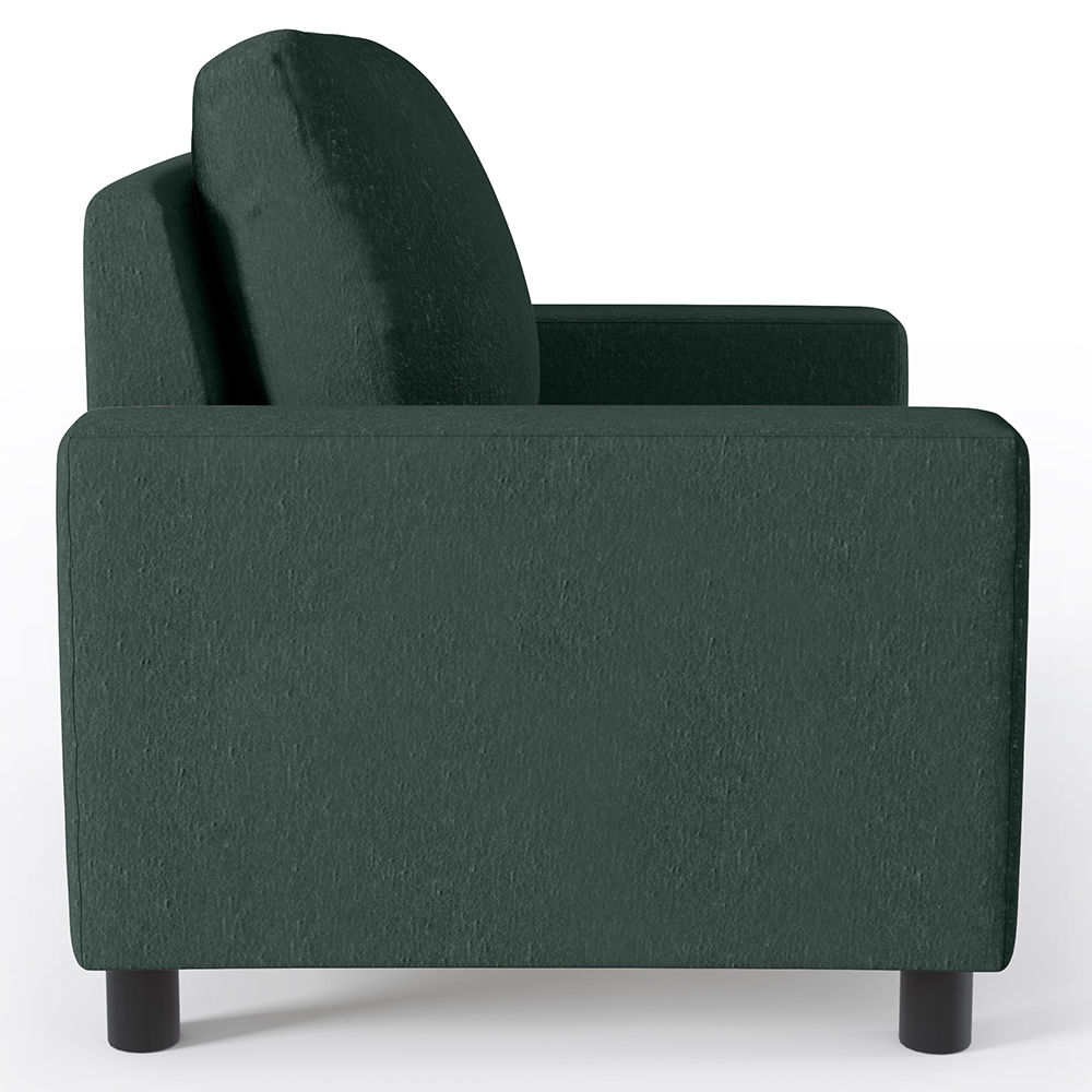 Kit 02 Poltronas Decorativas Para Sala De Estar E Recepção Malta L02 Linho Verde Musgo - Lyam Decor