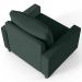 Kit 02 Poltronas Decorativas Para Sala De Estar E Recepção Malta L02 Linho Verde Musgo - Lyam Decor