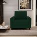 Kit 02 Poltronas Decorativas Para Sala De Estar E Recepção Malta L02 Suede Verde Musgo - Lyam Decor