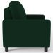 Kit 02 Poltronas Decorativas Para Sala De Estar E Recepção Malta L02 Suede Verde Musgo - Lyam Decor