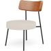 Kit 02 Poltronas Decorativas Para Sala De Estar Fixa Londres L02 Couríssimo Camel Linho Cru - Lyam