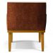 Kit 02 Poltronas Decorativas Para Sala de Estar Beatriz W01 Linho Cru Couríssimo Camel - Lyam Decor