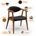 Kit 02 Poltronas Decorativas Para Sala de Estar Cecília B04 Linho Chumbo - Lyam Decor