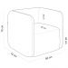 Kit 02 Poltronas Decorativas Para Sala de Estar Fixa Living Peônia K01 Bouclê Creme - Lyam Decor