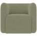 Kit 02 Poltronas Decorativas Para Sala de Estar Fixa Living Peônia K01 Bouclê Verde - Lyam Decor