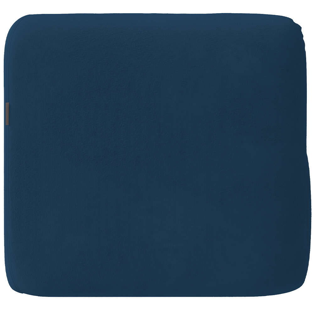 Kit 02 Poltronas Decorativas Para Sala de Estar Fixa Living Peônia K01 Veludo Azul Marinho - Lyam Decor