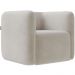 Kit 02 Poltronas Decorativas Para Sala de Estar Fixa Living Peônia K01 Veludo Bege - Lyam Decor
