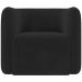 Kit 02 Poltronas Decorativas Para Sala de Estar Fixa Living Peônia K01 Veludo Preto - Lyam Decor