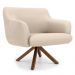 Kit 02 Poltronas Decorativas Para Sala de Estar Jade D02 Veludo Liso C-309 - Lyam Decor