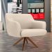 Kit 02 Poltronas Decorativas Para Sala de Estar Jade D02 Veludo Liso C-309 - Lyam Decor