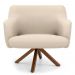 Kit 02 Poltronas Decorativas Para Sala de Estar Jade D02 Veludo Liso C-309 - Lyam Decor