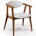 Kit 02 Poltronas Decorativas Para Sala de Estar Jantar Cecília L02 Facto Branco - Lyam Decor