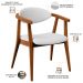 Kit 02 Poltronas Decorativas Para Sala de Estar Jantar Cecília L02 Facto Branco - Lyam Decor