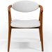 Kit 02 Poltronas Decorativas Para Sala de Estar Jantar Cecília L02 Facto Branco - Lyam Decor