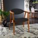 Kit 02 Poltronas Decorativas Para Sala de Estar Jantar Cecília L02 Facto Preto - Lyam Decor